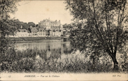 CPA Amboise Indre Et Loire, Blick Auf Das Schloss - Andere & Zonder Classificatie