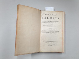 Albii Tibulli. Carmina. Textu Ad Codd. Mss. Et Editiones Recognito Insigniori Lectionis Varietate. Notis Indic - Altri & Non Classificati