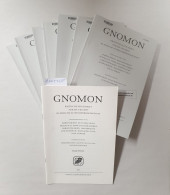 Gnomon : Band 92 / 2020 (Heft 1-8 Komplett + Beiheft): Kritische Zeitschrift Für Die Gesamte Altertumswissens - Other & Unclassified