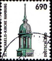 RFA Poste Obl Yv:1692 Mi:1860 St.Michaelis-Kirche Hamburg (Beau Cachet Rond) - Oblitérés