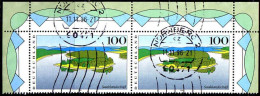 RFA Poste Obl Yv:1683 Mi:1850 Saalelandschaft Paire (Beau Cachet Rond) - Gebraucht