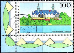 RFA Poste Obl Yv:1682 Mi:1849 Holsteinische Schweiz Coin De Feuille (Beau Cachet Rond) - Used Stamps
