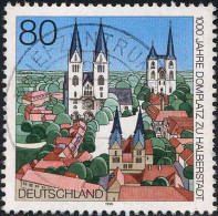 RFA Poste Obl Yv:1678 Mi:1846 1000 Jahre Domplatz Zu Halberstadt (TB Cachet Rond) - Gebraucht