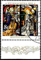 RFA Poste Obl Yv:1663 Mi:1831 Weihnachten Maria Verkündigung Hoher Dom Augsburg Bord De Feuille (Beau Cachet Rond) - Gebruikt