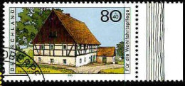 RFA Poste Obl Yv:1652 Mi:1820 Sächsisches Bauerhaus Bord De Feuille (Beau Cachet Rond) - Usados