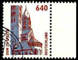 RFA Poste Obl Yv:1643 Mi:1811 Dom Zu Speyer Bord De Feuille (Beau Cachet Rond) - Gebraucht