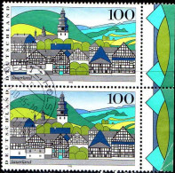 RFA Poste Obl Yv:1642 Mi:1810 Sauerland Paire Paire (TB Cachet Rond) - Gebruikt