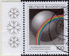 RFA Poste Obl Yv:1617 Mi:1785 Vertragsstaatenkonferenz Der Klimarahmenkonvention (TB Cachet Rond) Bord De Feuille - Used Stamps