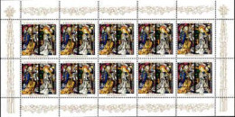 RFA Poste N** Yv:1663 Mi:1831 Weihnachten Maria Verkündigung Hoher Dom Augsburg Feuillet De 10 - Neufs