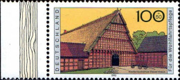 RFA Poste N** Yv:1653 Mi:1821 Niederdeutsches Bauernhaus Bord De Feuille - Unused Stamps