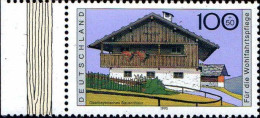 RFA Poste N** Yv:1654 Mi:1822 Oberbayerisches Bauernhaus Bord De Feuille - Unused Stamps