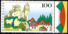 RFA Poste N** Yv:1639 Mi:1807 Fränkische Schweiz (Bord De Feuille) - Unused Stamps