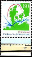 RFA Poste N** Yv:1634 Mi:1802 100.Jahre Nord-Ostsee-Kanal Bord De Feuille - Unused Stamps