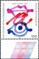 RFA Poste N** Yv:1621 Mi:1789 Freiheit Der Meinungsäusserung Wort-Schrift-Bild (Bord De Feuille) - Unused Stamps