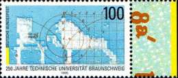 RFA Poste N** Yv:1615 Mi:1783 Technische Universität Braunschweig Bord De Feuille - Unused Stamps