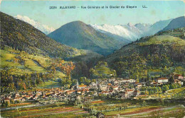 38 - Allevard Les Bains - Vue Générale Et Le Glacier Du Gleyzin - CPA - Voir Scans Recto-Verso - Allevard