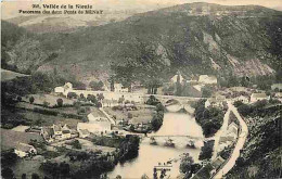 63 - Menat - Vallée De La Sioule - Panorama Des Deux Ponts De Menat - CPA - Voir Scans Recto-Verso - Other & Unclassified