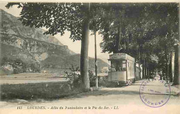 65 - Lourdes - Allée Du Funiculaire Et Le Pic Du Jer - Animée - CPA - Voir Scans Recto-Verso - Lourdes