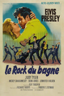 Cinema - Le Rock Du Bagne - Elvis Presley - Illustration Vintage - Affiche De Film - CPM - Carte Neuve - Voir Scans Rect - Manifesti Su Carta