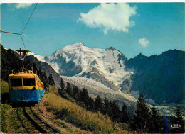 Trains - Trains - Saint Gervais Les Bains - Le T.M.B. Le Glacier Et L'aiguille De Bionnassay 4061 M - CPM - Flamme Posta - Trenes