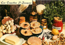 Recettes De Cuisine - Coquilles Saint Jacques - Carte Neuve - Gastronomie - CPM - Voir Scans Recto-Verso - Recipes (cooking)