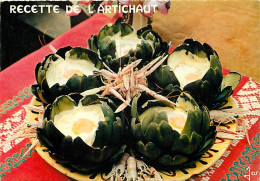 Recettes De Cuisine - Artichaut Avec Fruits De Mer - Gastronomie - CPM - Voir Scans Recto-Verso - Recettes (cuisine)