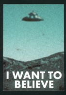 Cinéma - I Want To Believe - Carte Vierge - Posters On Cards