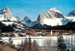 26 - Lus La Croix Haute - Le Hameau De La Jarjatte Sous La Neige 1160 M. - Crête Des Aiguilles 2405 M - CPM - Voir Scans - Other & Unclassified