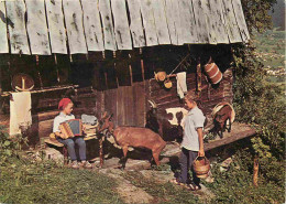 Animaux - Chèvres - Alpleben - Grange - Enfants - CPM - Voir Scans Recto-Verso - Autres & Non Classés