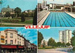 94 - Villejuif - Multivues - Piscine - Bar Tabac Le Terminus - CPM - Flamme Postale De Villejuif 94 - Voir Scans Recto-V - Villejuif