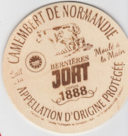 1 ETIQUETTE  CAMEMBERT BOIS  BERNIERS JORT - Quesos