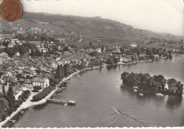 - Carte Postale Semi Moderne De  ROLLE  ET SON ILE En Suisse   Vue Aérienne - Sonstige & Ohne Zuordnung