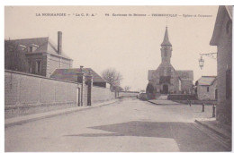 27 - EURE - THIBOUVILLE PRES DE BRIONNE - ROUTE DE L'EGLISE ET DU COUVENT - Other & Unclassified