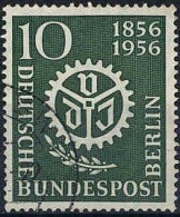 Berlin Poste Obl Yv:123/124 Association Nationale Des Ingénieurs (Centenaire) (beau Cachet Rond) - Oblitérés