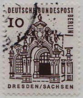 Berlin Poste Obl Yv:219/225 Edifices Allemands (cachet Rond) - Gebraucht