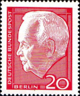 Berlin Poste N** Yv:211/212 Bundespräsident Heinrich Lübke - Unused Stamps