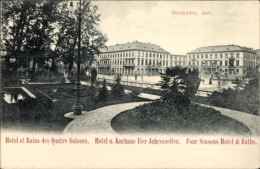 CPA Wiesbaden In Hessen, Hotel Und Kurhaus Vier Jahreszeiten - Other & Unclassified