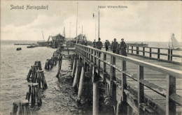 CPA Ostseebad Heringsdorf Auf Usedom, Kaiser Wilhelm-Brücke - Autres & Non Classés