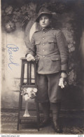 ITALIE MILITAIRE EN TENUE FORMAT CARTE PHOTO - Krieg, Militär