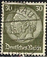 Allemagne Poste Obl Yv:494 Mi:523 Paul Von Hindenburg (TB Cachet Rond) - Gebraucht