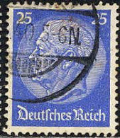 Allemagne Poste Obl Yv:493 Mi:522 Paul Von Hindenburg (cachet Rond) - Gebruikt