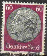 Allemagne Poste Obl Yv:497 Mi:526 Paul Von Hindenburg (cachet Rond) - Gebraucht