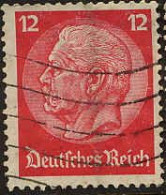 Allemagne Poste Obl Yv:490 Mi:519 Paul Von Hindenburg (Lign.Ondulées) - Used Stamps