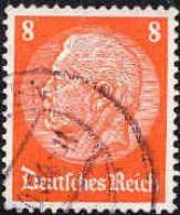 Allemagne Poste Obl Yv:488 Mi:517 Paul Von Hindenburg (cachet Rond) - Used Stamps