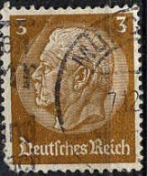 Allemagne Poste Obl Yv:441 Mi:482 Paul Von Hindenburg (Dents Courtes) Dent Courte - Usados