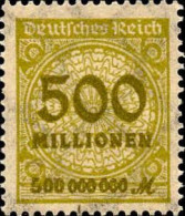 Allemagne Poste N* Yv:305 Mi:324 Chiffre & Cors De Poste (défaut Gomme) - Unused Stamps