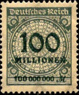 Allemagne Poste N* Yv:303 Mi:322 Chiffre & Cors De Poste (défaut Gomme) - Unused Stamps