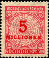 Allemagne Poste N* Yv:298 Mi:317 Chiffre & Cors De Poste (Trace De Charnière) - Unused Stamps