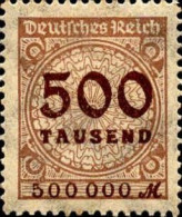 Allemagne Poste N* Yv:294 Mi:313 Chiffre & Cors De Poste (défaut Gomme) - Unused Stamps