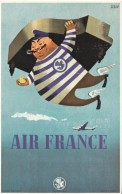 Carte Publicitaire AIR FRANCE  ( Format 17 X 11 ) - Publicité